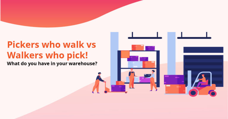 Pickers who walk vs Walkers who pick!  What do you have in your warehouse?