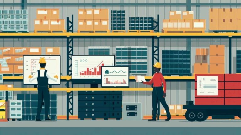 AI-driven warehouse management system reducing errors