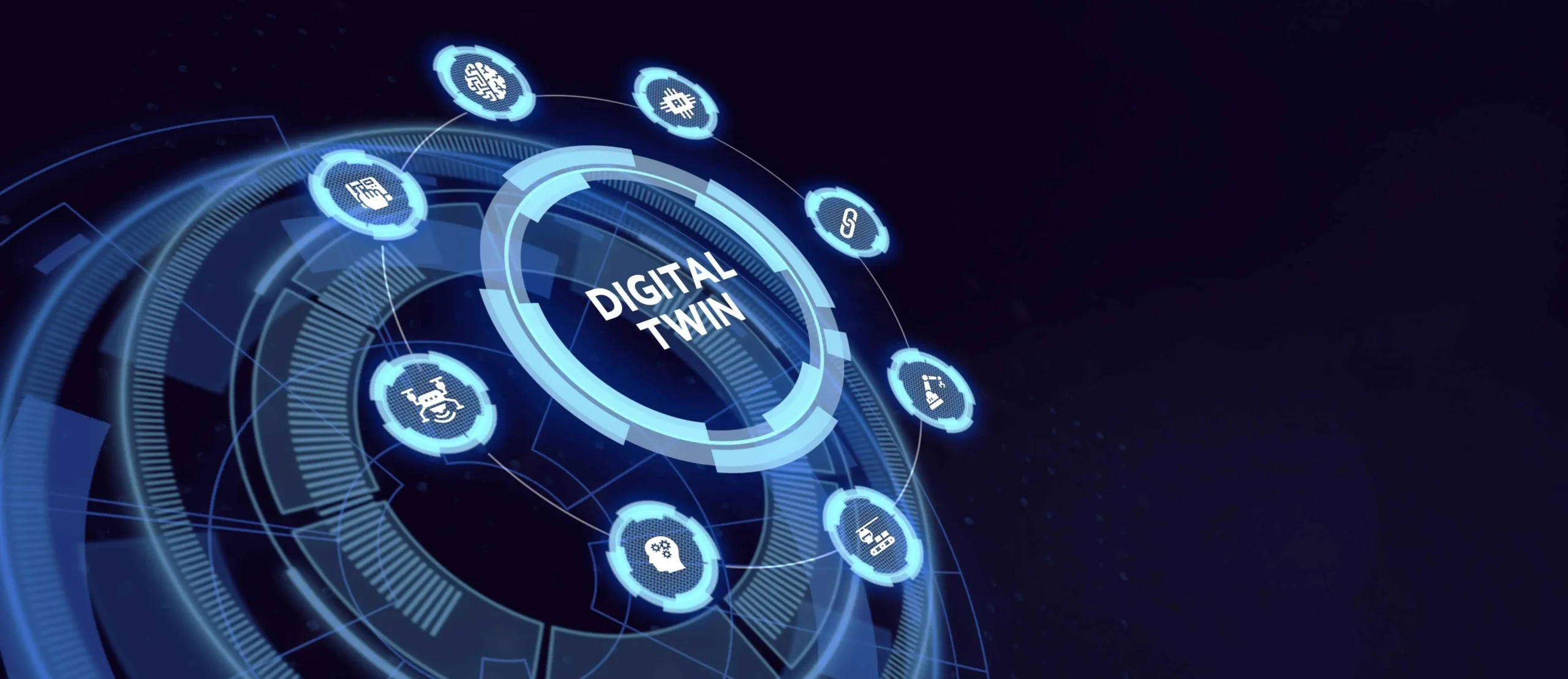 Digital twin technology enables real-time visibility and optimization of warehouse operations.